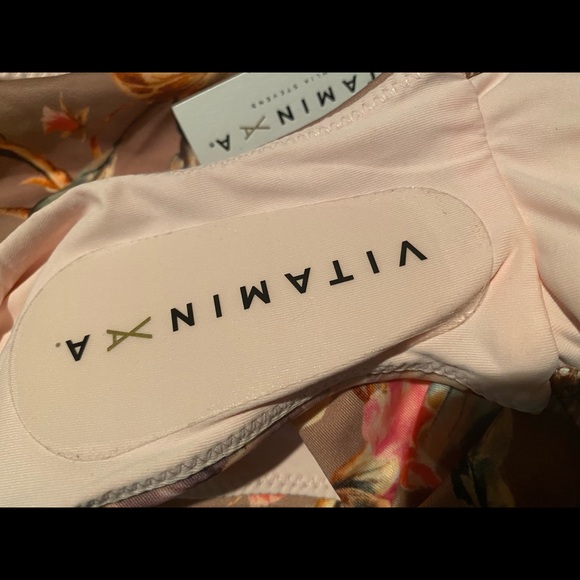 Vitamin A Emma Sexy Plunge Swimsuit Ginger Floral - Picture 8 of 11